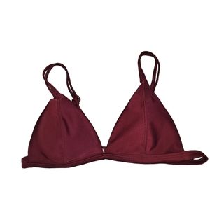 Womens / Juniors Medium Burgandy Bikini Top